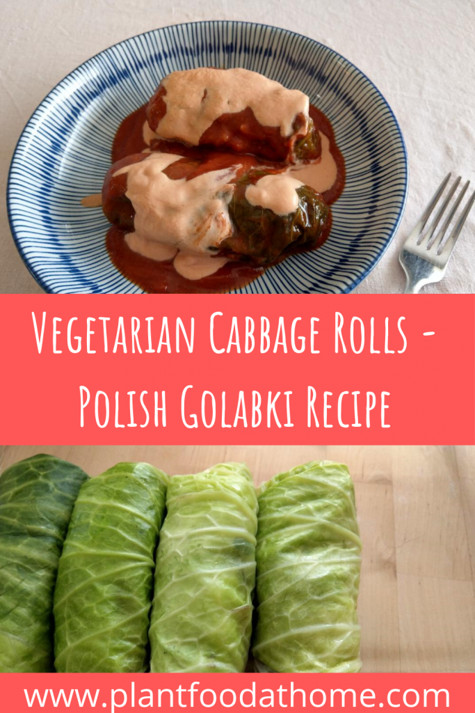 Vegetarian Mushroom Cabbage Rolls Polish Golabki Recipe