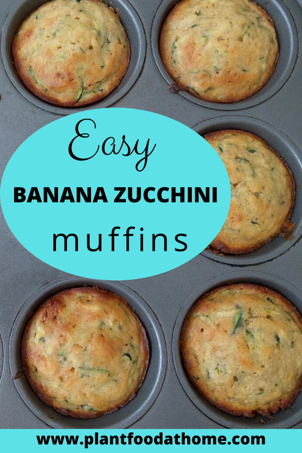 Easy Banana Zucchini Muffins