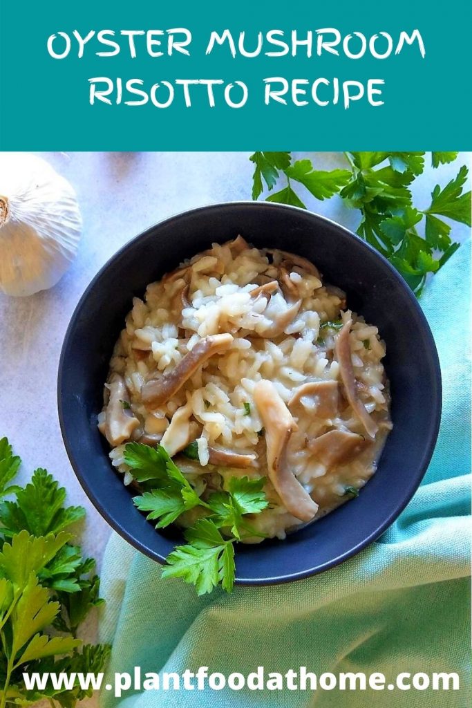 Easy Oyster Mushroom Risotto