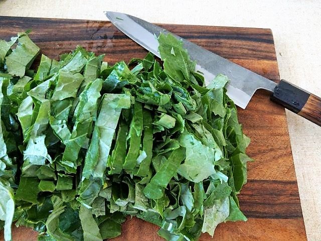 Chopped Kale - How to Freeze Kale
