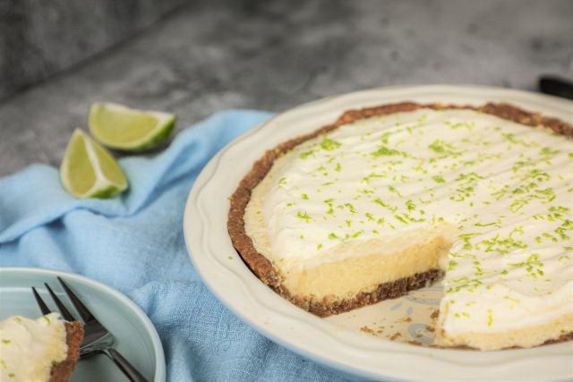 Easy Gluten Free Key Lime Pie Recipe with Almond Crust