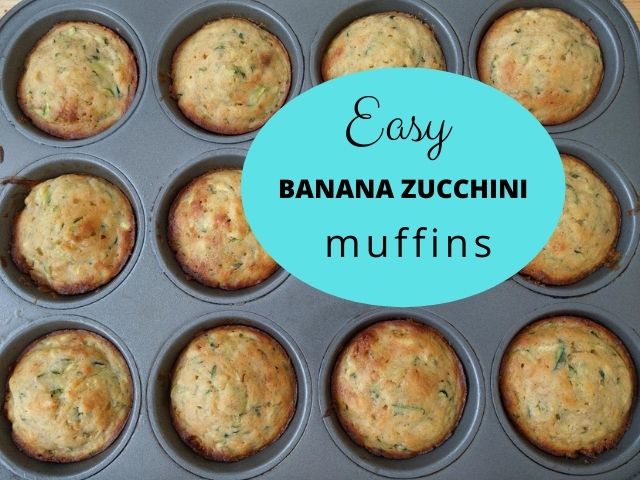 Recipe for Easy Banana Zucchini Muffins