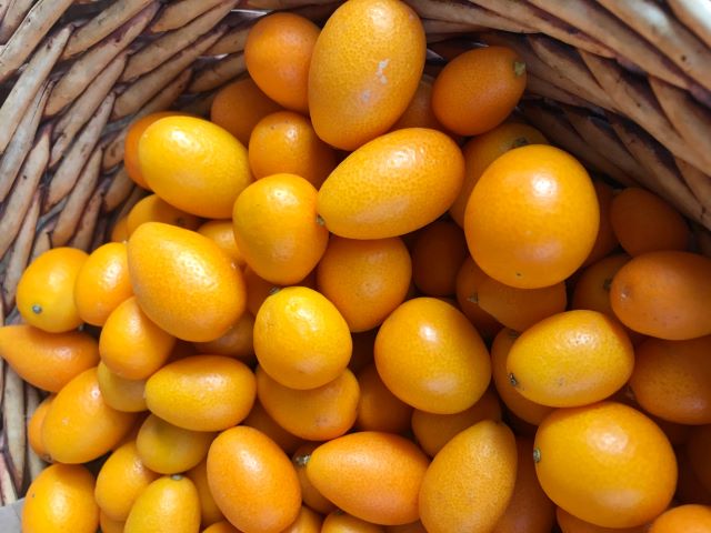 Eating Kumquats and Recipe Ideas - Basket of Kumquats