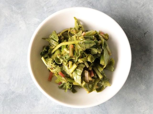 Quick Pickled Radish Greens Recipe