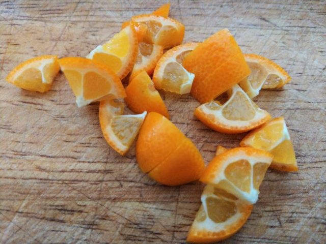 Kumquat and Star Anise Jam Recipe - Chopped Kumquats