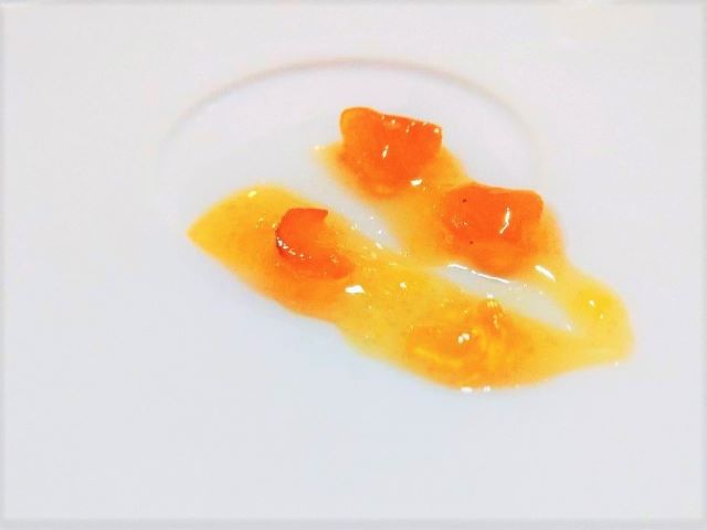 Kumquat and Star Anise Jam Recipe - Jam Setting Point on a Plate