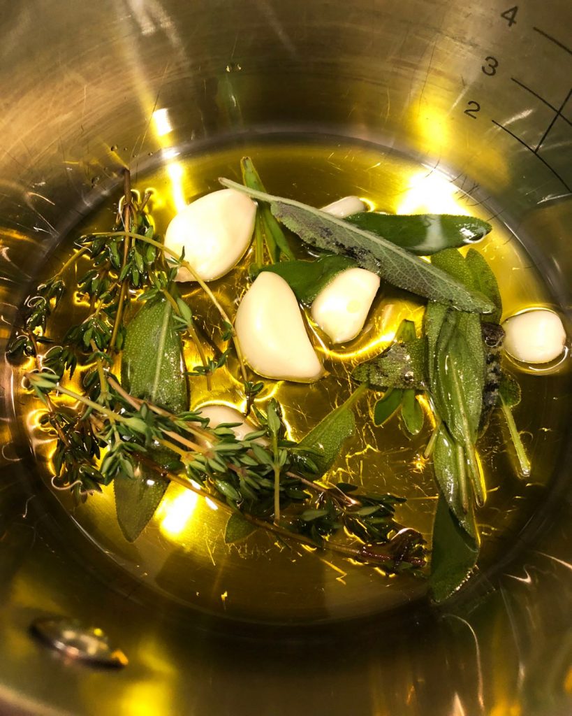 Cooking Herb Oil
