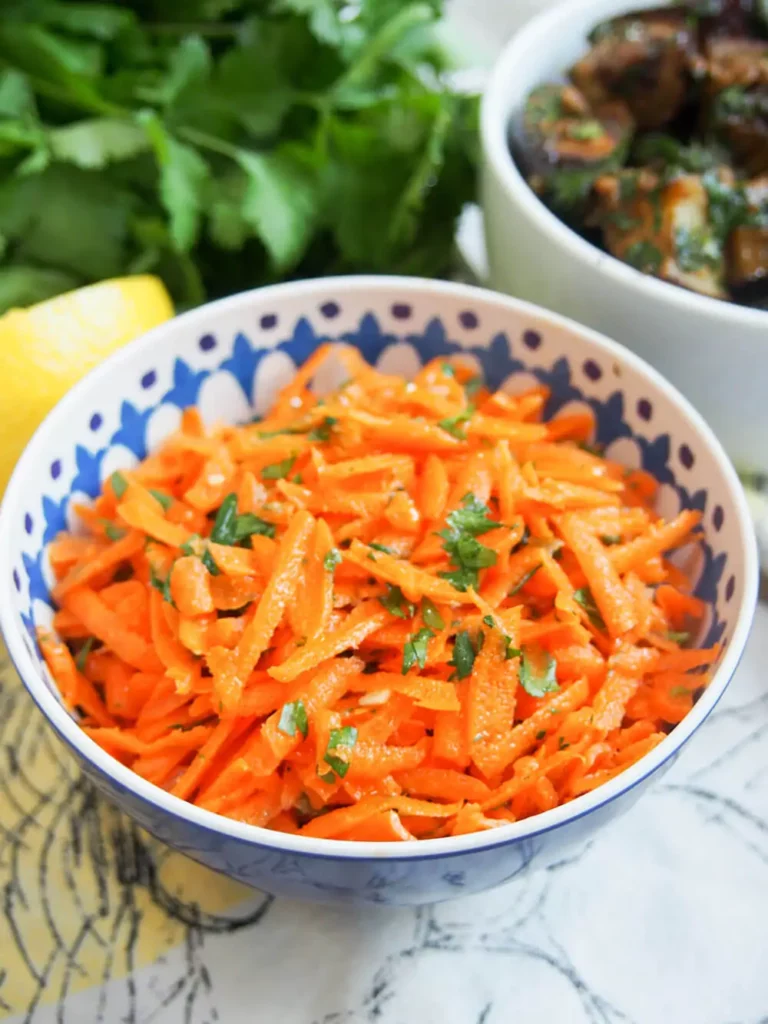 Moroccan Raw Carrot Salad